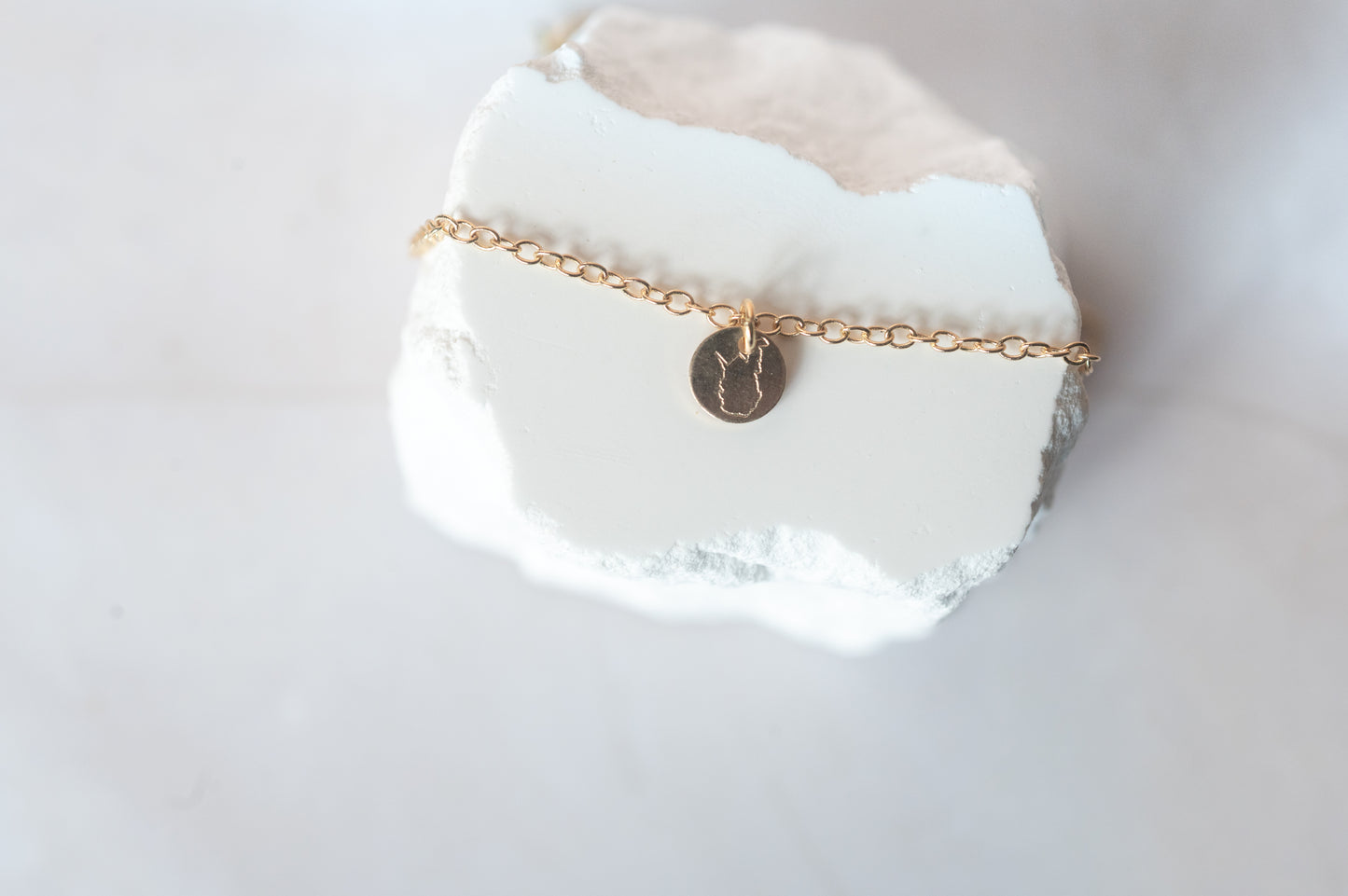 Gold Filled WV Charm Bracelet