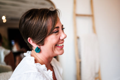 Hexagon Statement Studs