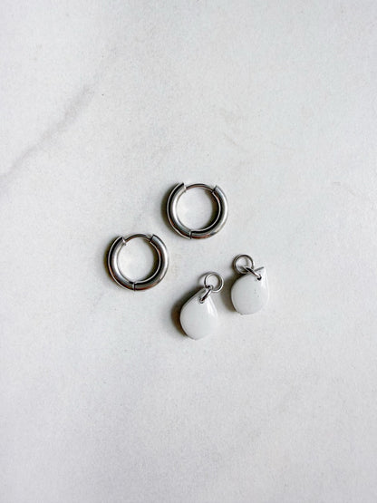 Go Gray Huggie Charm