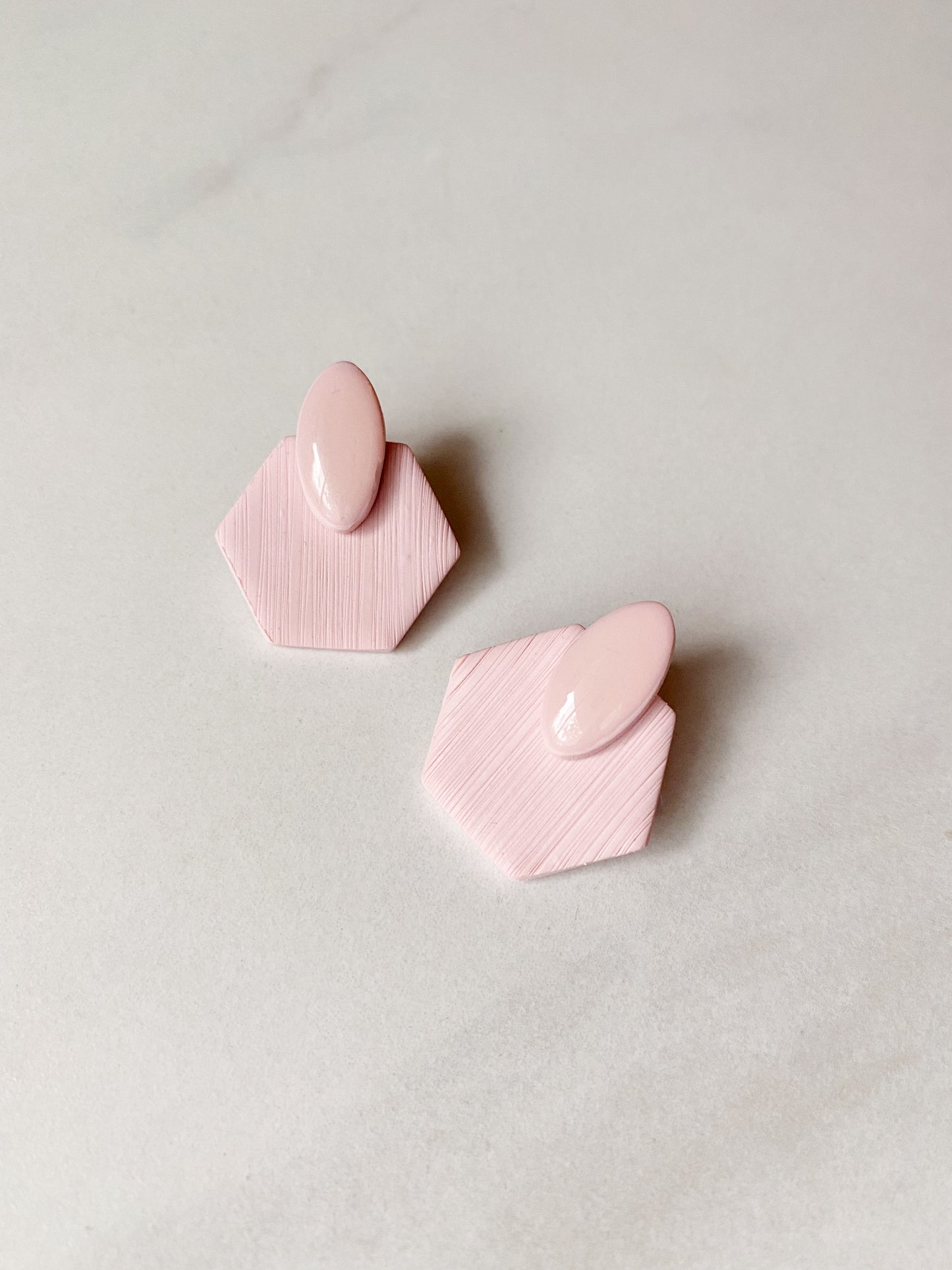 Hexagon Statement Studs