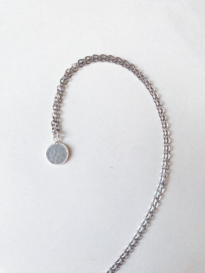 Gray Pendant Necklace