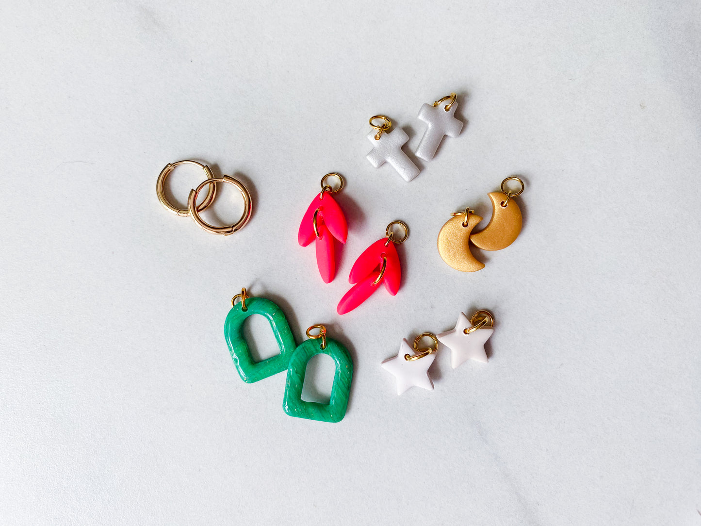 Dainty Hoops & Charms