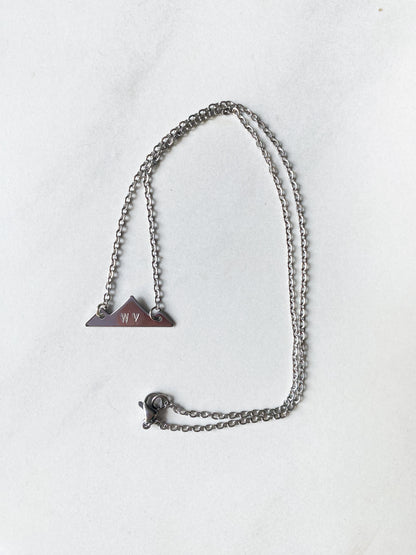 Mountain & State Pendant Necklace