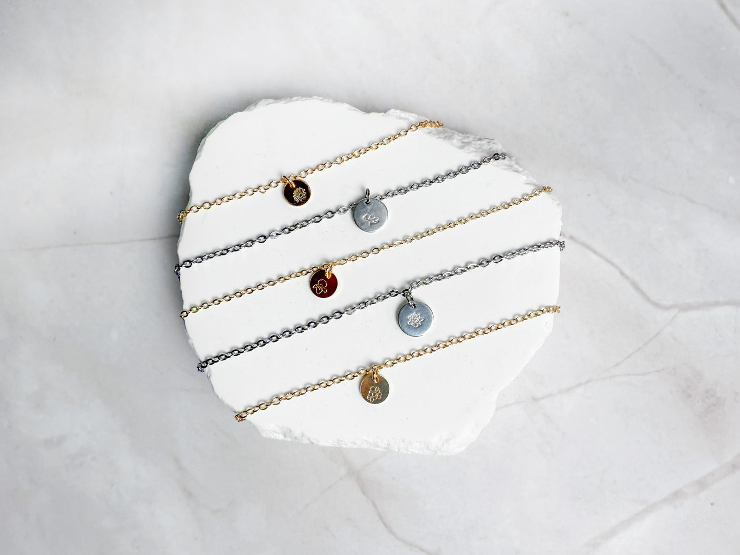 Birth Month Flower Bracelet