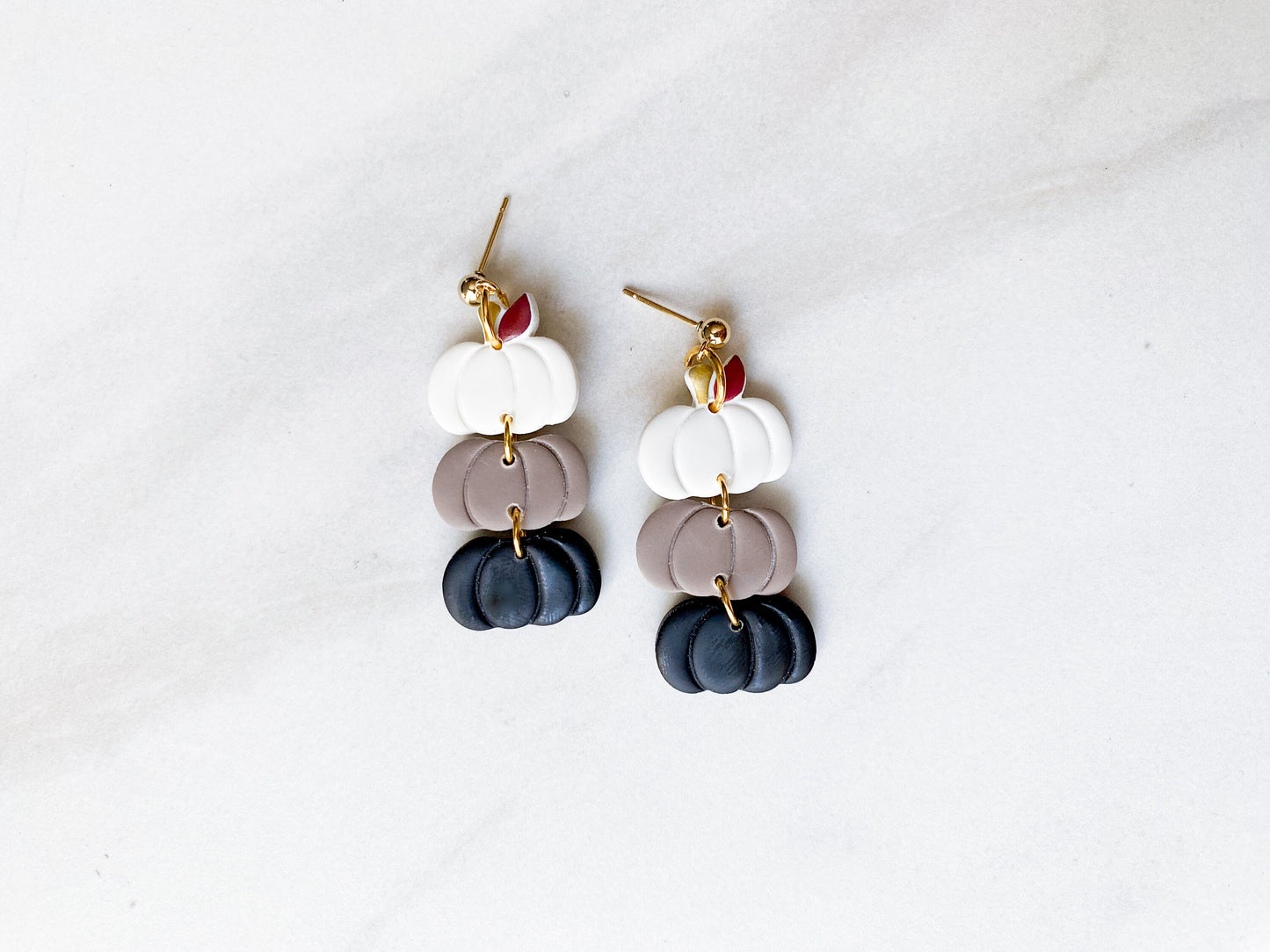 Stacked Neutral Pumpkins