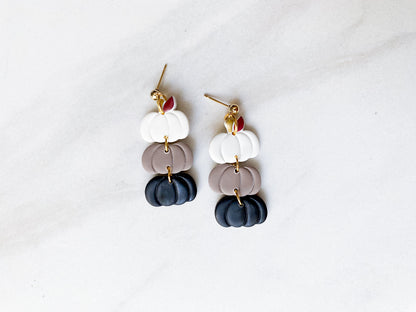 Stacked Neutral Pumpkins