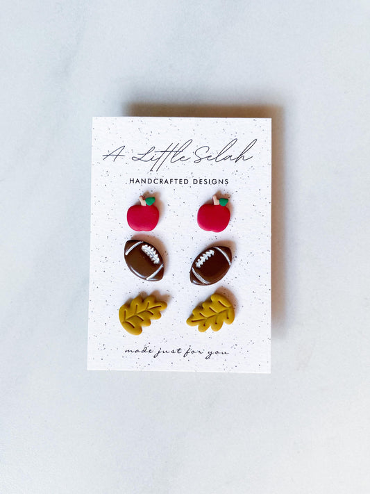 Football and Fall Stud Set