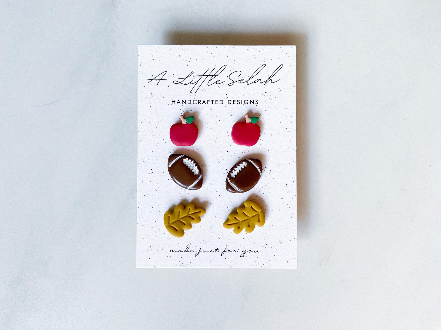 Football and Fall Stud Set