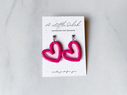 Outline Heart Dangles