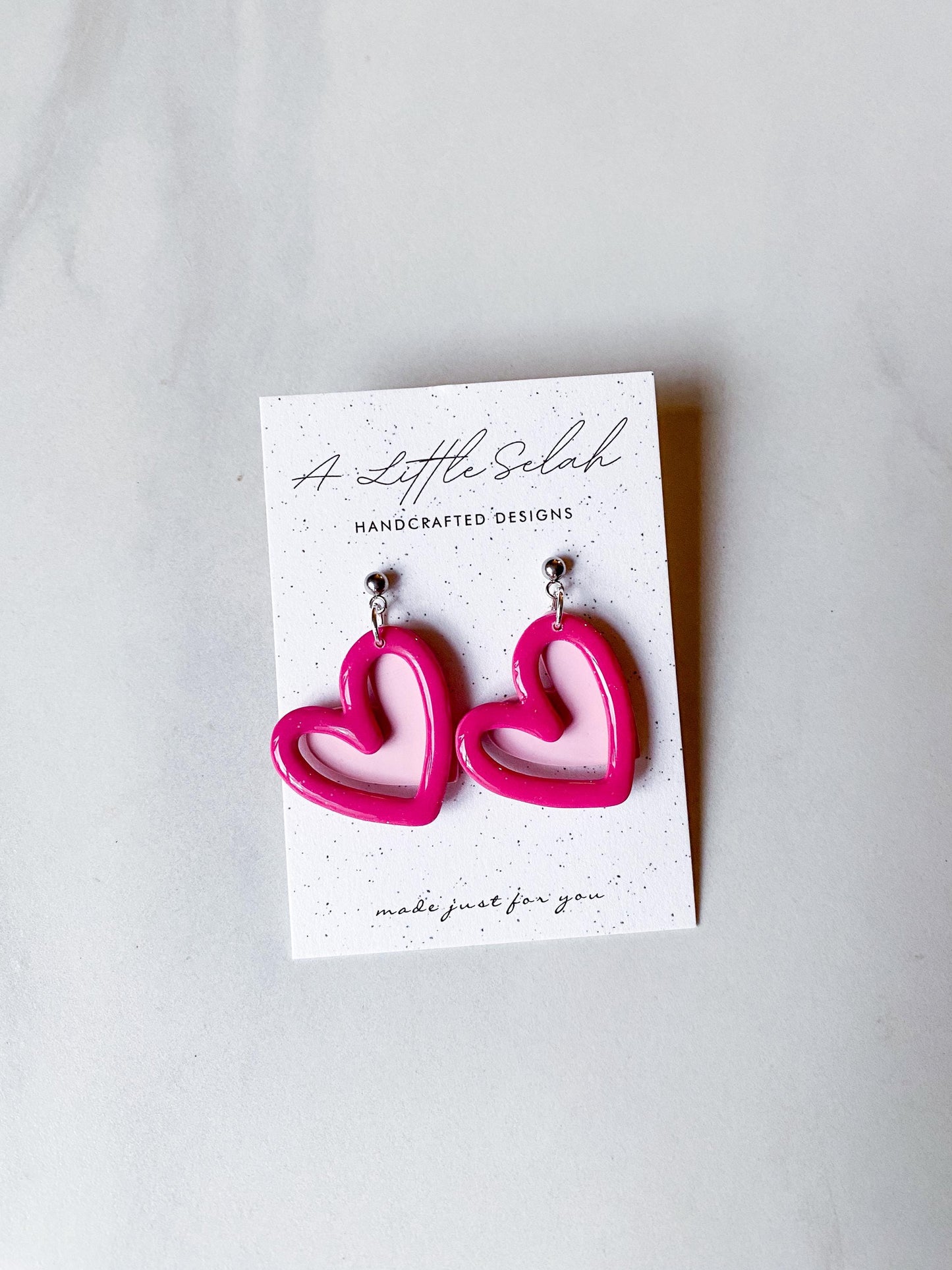 Outline Heart Dangles