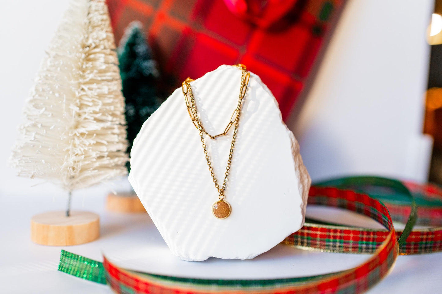 Double Layer Pendant Necklace