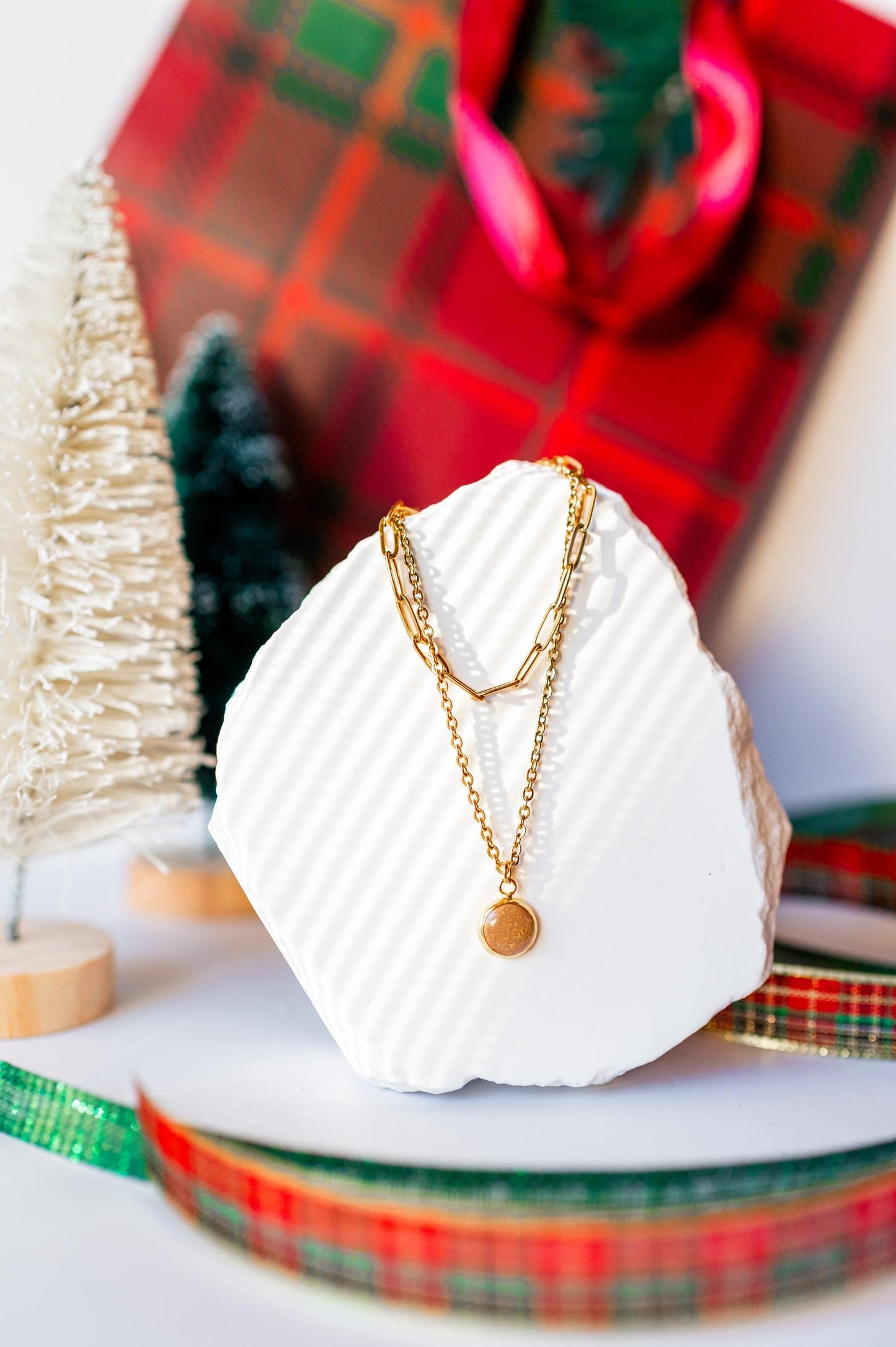 Double Layer Pendant Necklace