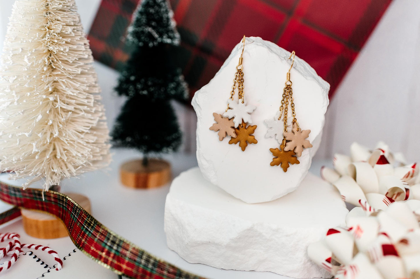 Layered Snowflake Dangles