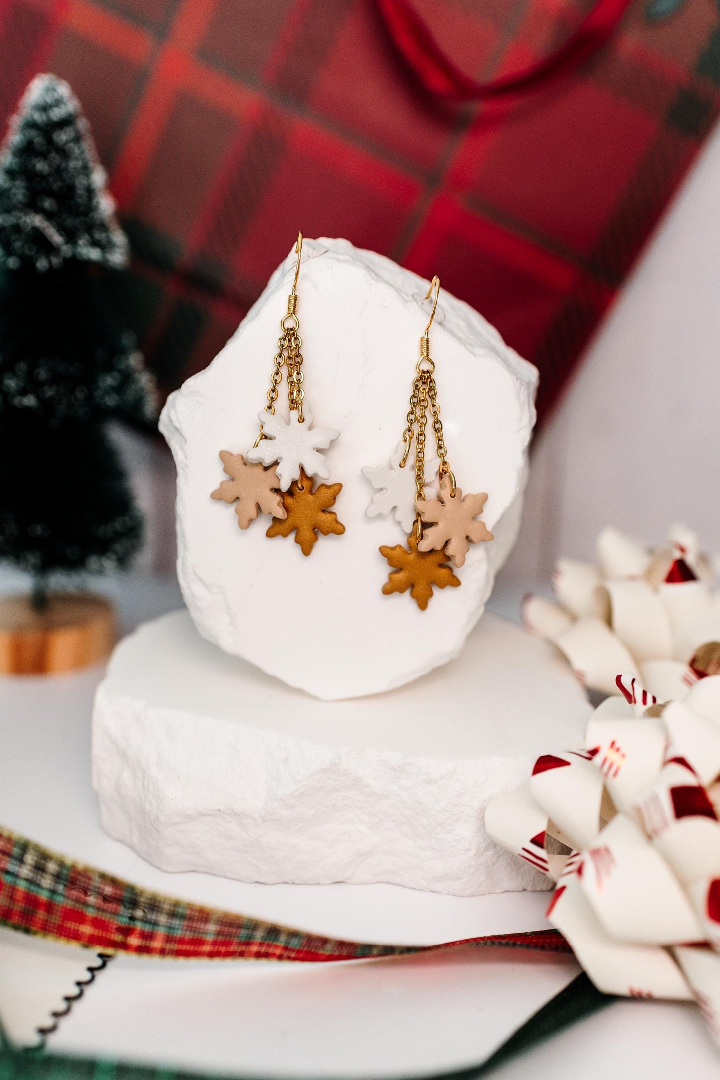 Layered Snowflake Dangles