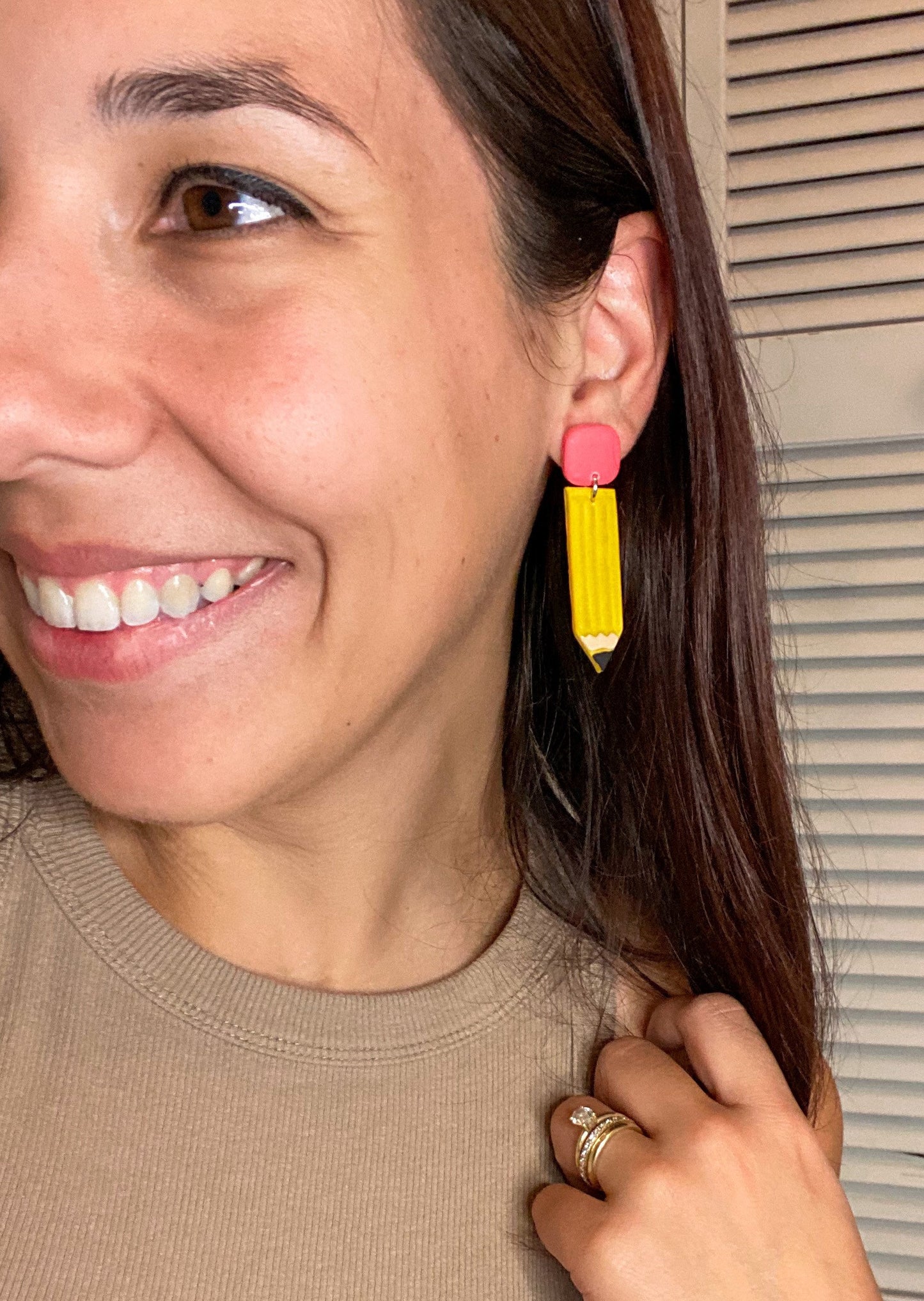 Straight Pencil Earrings